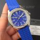 New 2019 Copy Blue Patek Philippe Aquanaut 5067a Diamond Watches For Women (6)_th.jpg